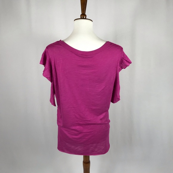 Free People Raspberry So Easy Tee (S) NWT - Picture 3 of 8